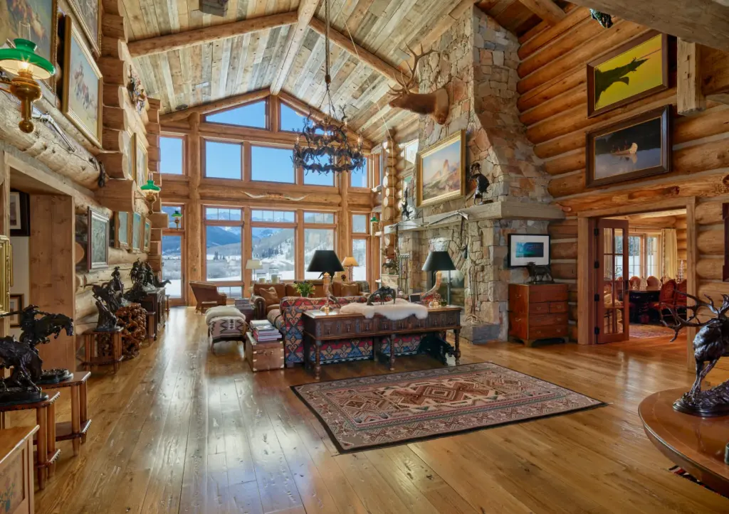 An interior image of Elk Mountain Lodge at 125 Rooney...