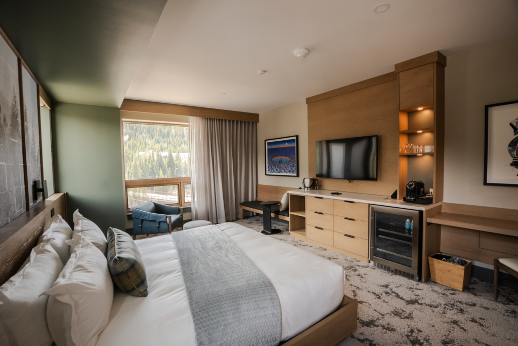 Interior photo of the hotel rooms. Kindred Resort opens to...