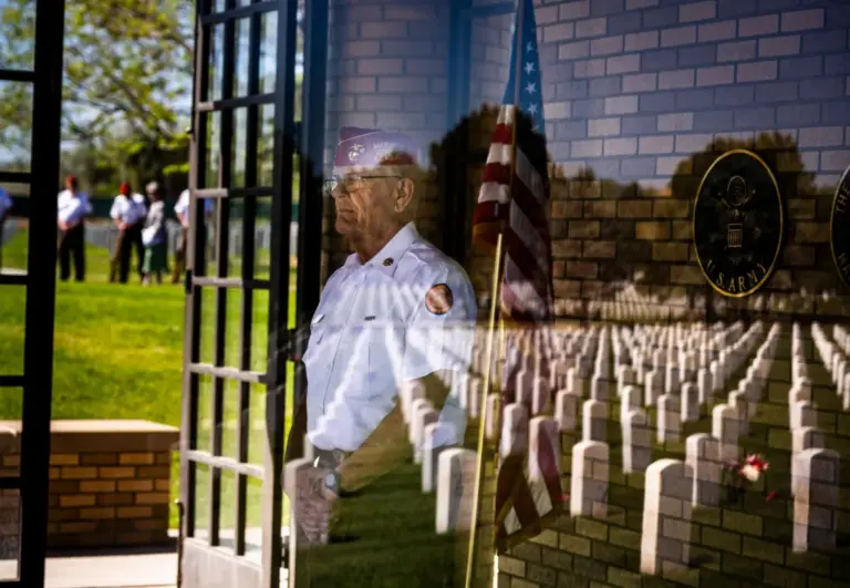 Former Marines in Greeley area serve veterans with final tributes at Fort Logan National Cemetery
