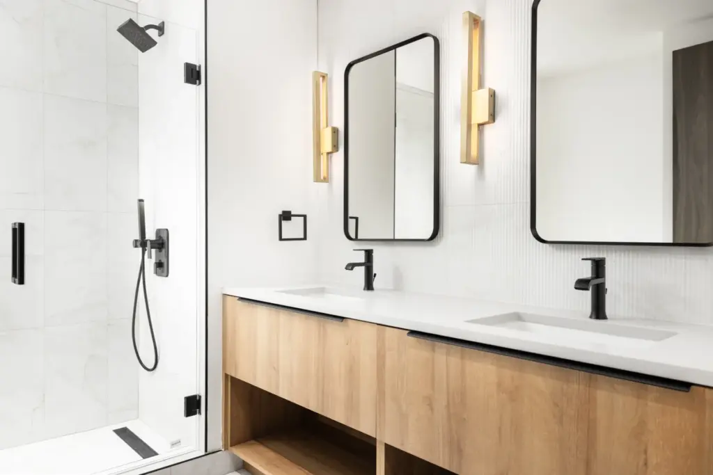 A photo of a bathroom at the Apiary Residences. 193...