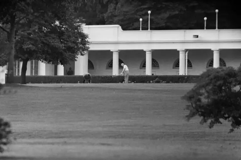From tennis to T-ball, the White House’s South Lawn is no stranger to sports. But not like the UFC