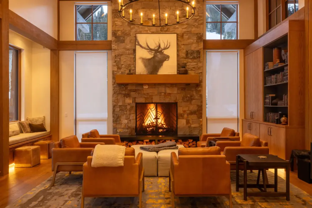 Listed for $25.7 million, the fully furnished Hideaway Creek Cabin...