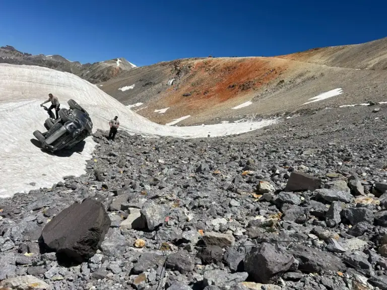 Arizona man rolls SUV down Colorado mountain pass after hitting ice