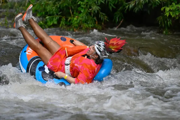 Boulder’s Tube to Work Day brings the morning gridlock to Boulder Creek (photo gallery)