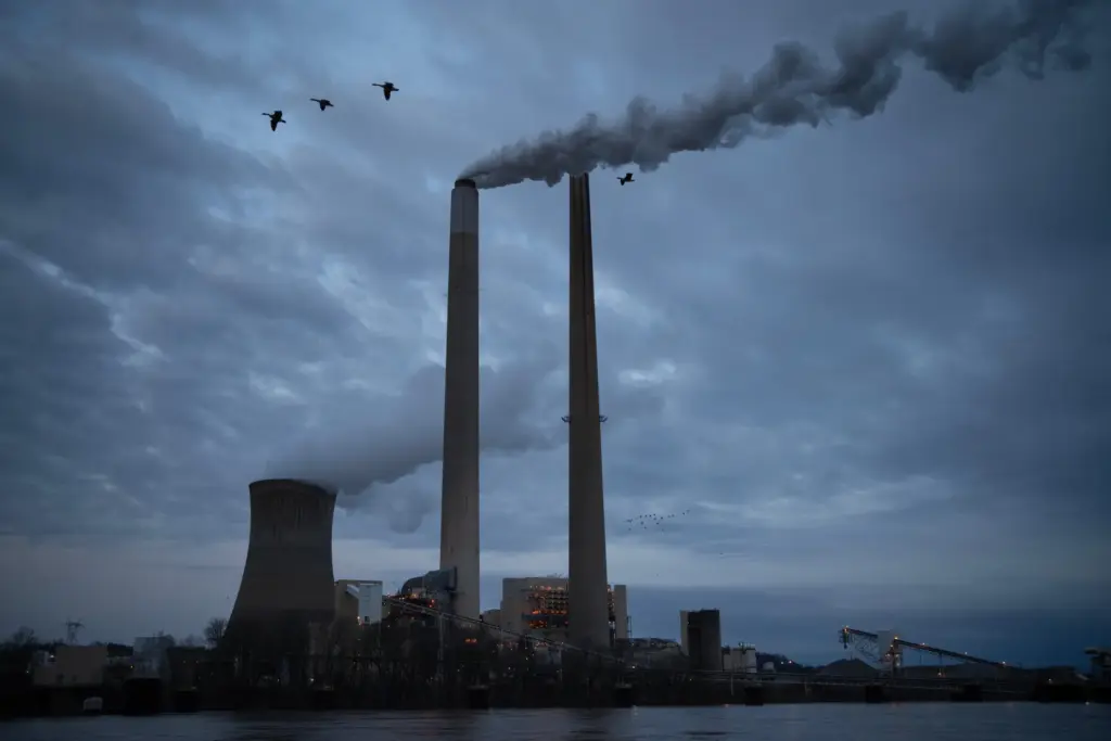 The coal-fired Mountaineer Power Plant