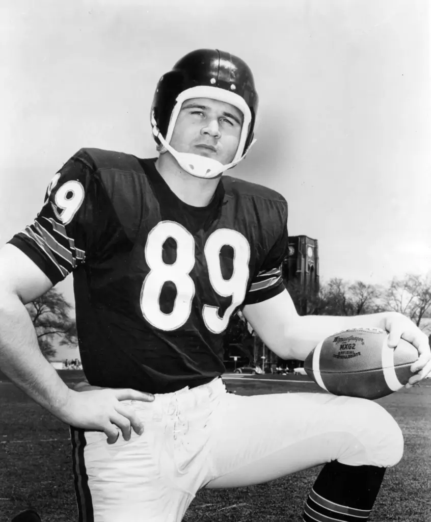The Bearsâ end Mike Ditka, circa 1963. (Chicago Tribune archive)